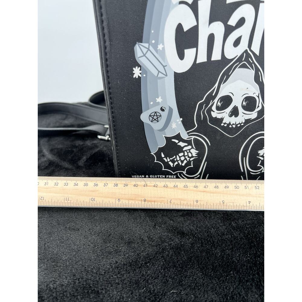Killstar Unlucky Charms Grim Reaper Punk Goth Backpack Purse - Picture 8 of 9